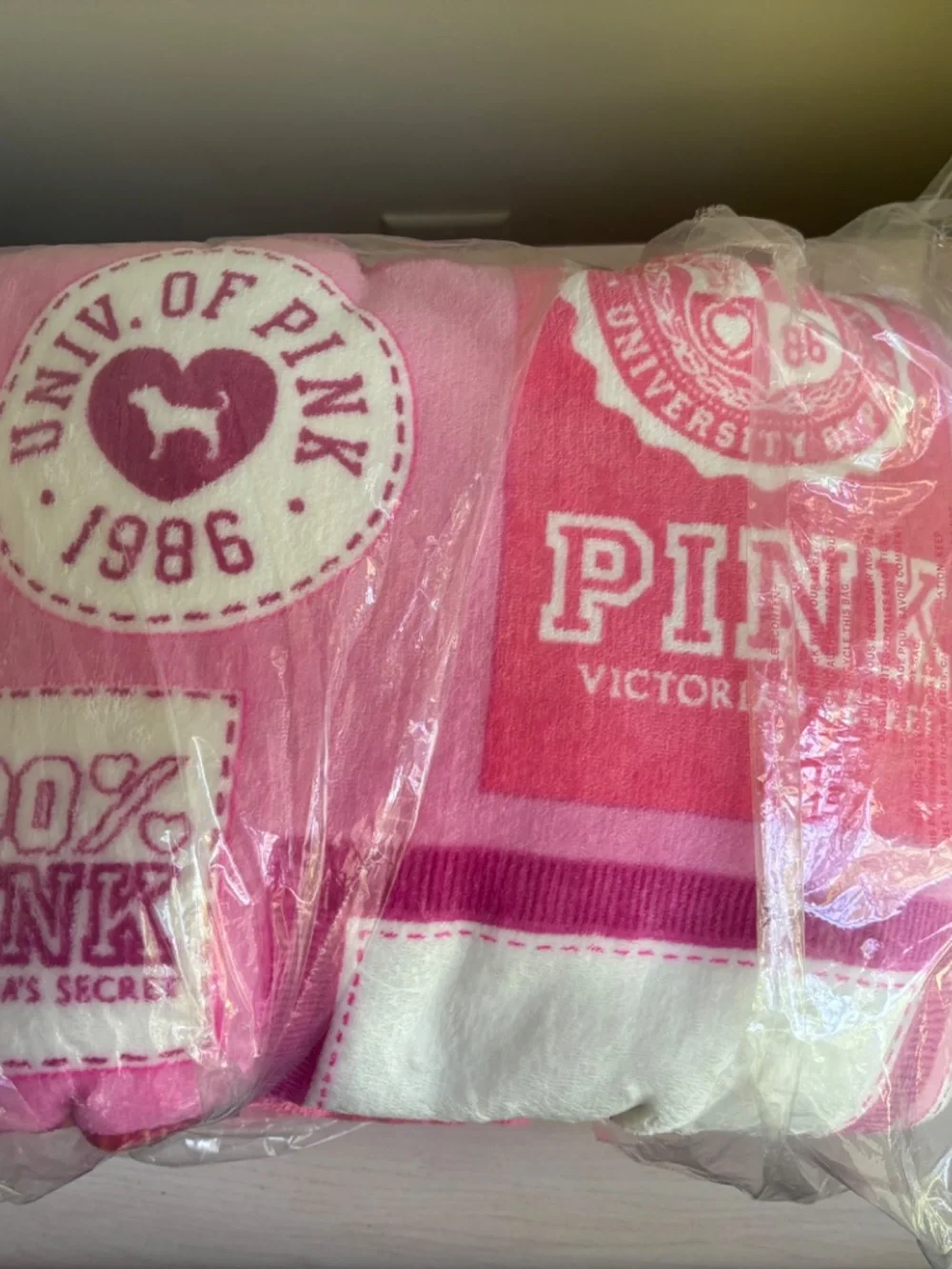 New PINK by Victoria’s Secret Pink Logo Design Throw